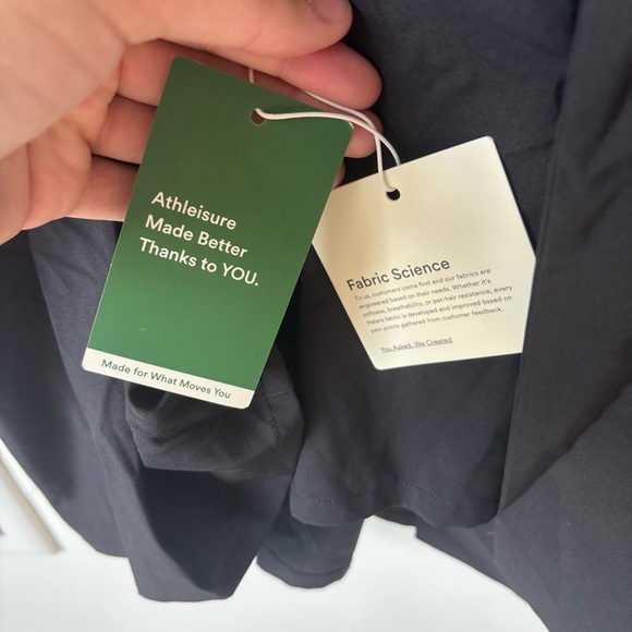 Halara Breezeful V Neck Short Sleeve Side Pocket Tie Back Quick Dry Midi Dress - Picture 12 of 13